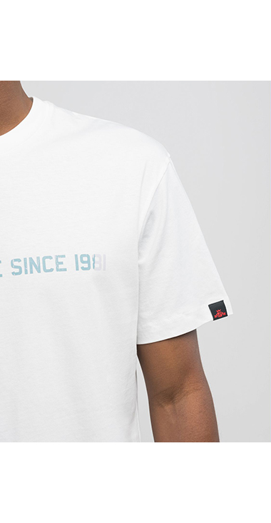 リラックスフィット ベーシックジャ－ジーコットンプリントTシャツ 詳細画像
